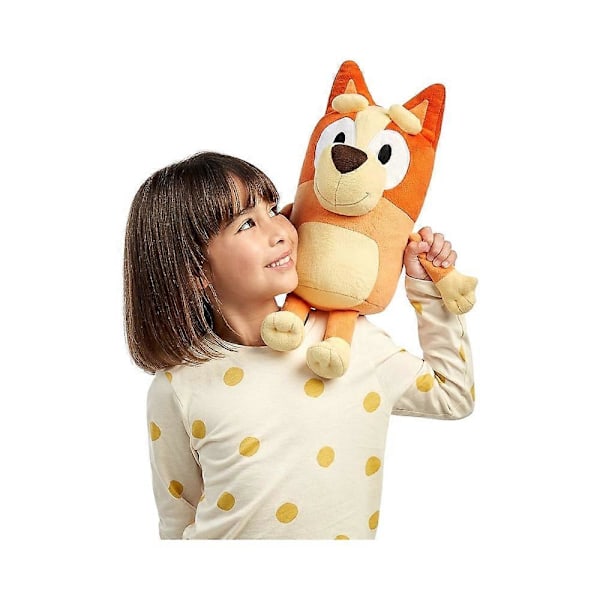 Bluey Bestevenn Bingo Ekstra Stor 28cm Plussj Offisiell Samlefigur Koselig Jumbo Myk Leke