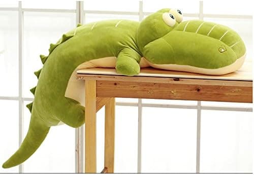 Blød legetøjskrokodille plyslegetøj 40 cm