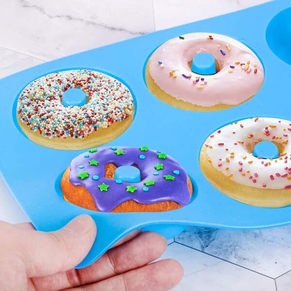Silikoneform til donuts