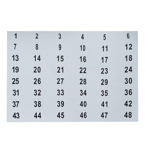 Sikkerheds-/nøgleboks - 48 stk.