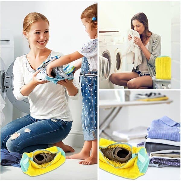 Vaskepose for sko i vaskemaskinen, 2 stk.