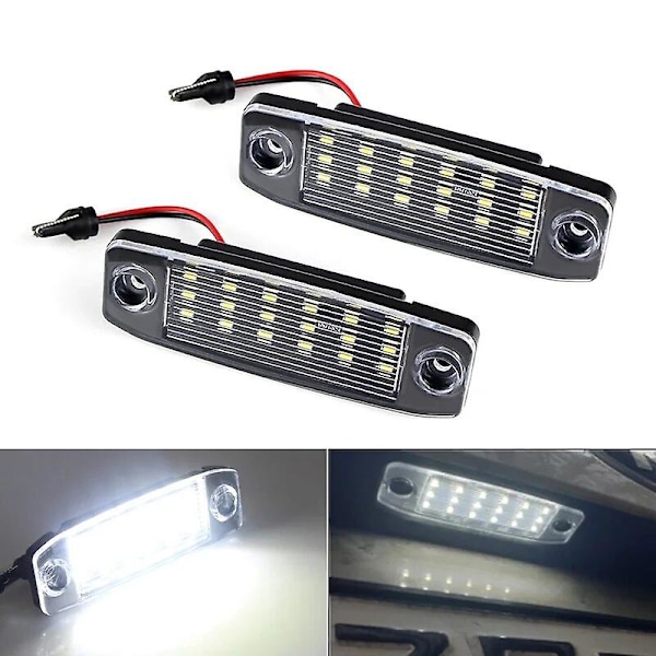 2 kpl Valkoiset Led Rekisterikilven Valot Kootut Hyundai Sonata Yf I45 I40 Kona 2011-2014 2017- Ylöspäin Oem 925103f000,925013s100