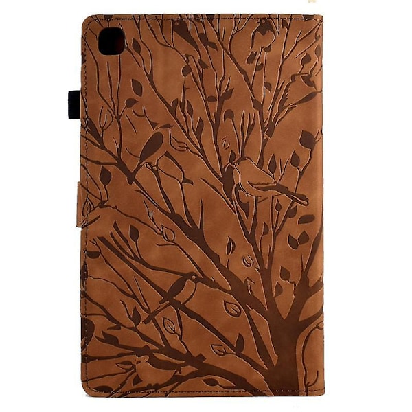 10,2 tommer 9./8./7. generations iPad-cover, premium lædercover med S Pen-holder og automatisk sleep/wake-funktion Brown