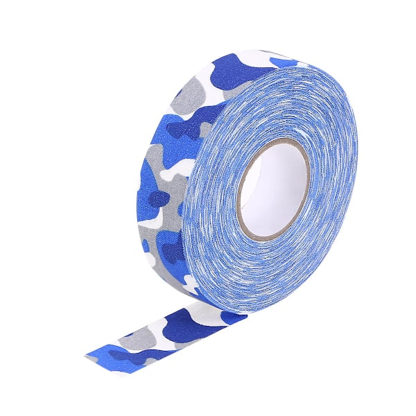 2,5 cm x 25 m Kirkas Teippi Jääkiekkomailan Kahvaan Jääkiekko Teippi Camo Camouflage Kuvioinen Liima Teippi Blue