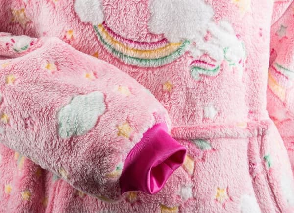 Selvlysende genser for barn, rosa