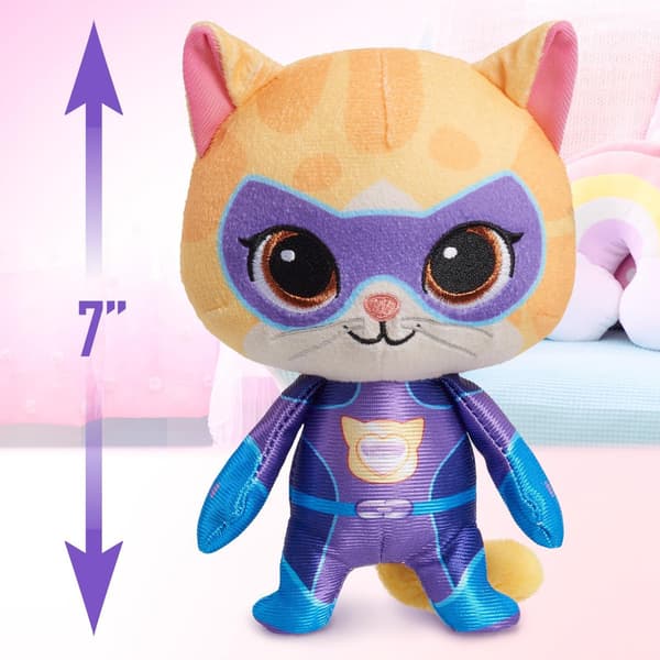 Junior SuperKitties Legetøj, Bløde og Kælne Killingefigurer, 7 cm