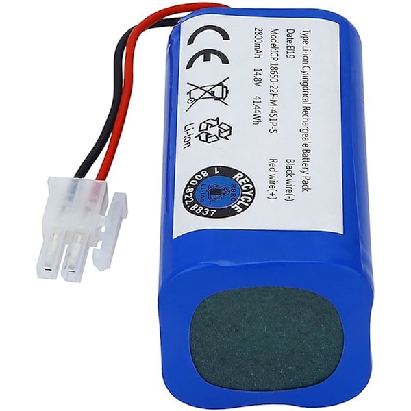 Laderbar Kompatibel Batteri 14.8v 2600mah Roboterstøvsuger Tilbehør Deler Kompatibel A4 A4s A6
