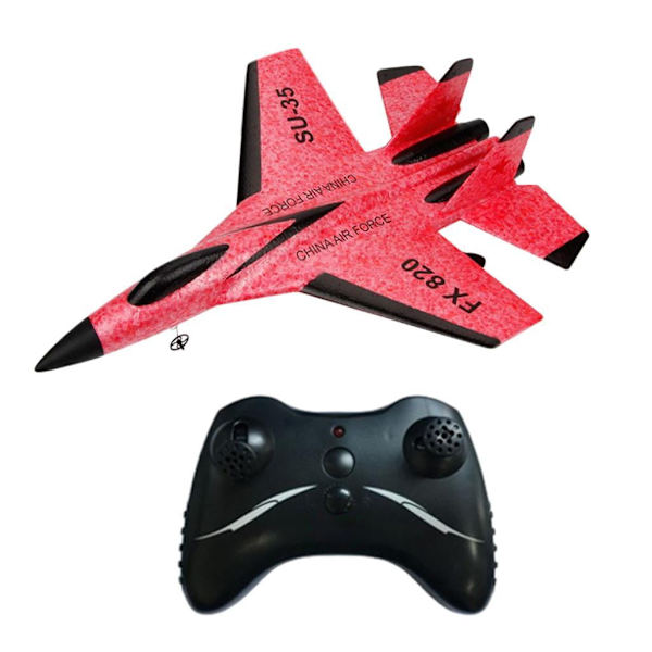 Su 35 RC flygplan fjärrkontroll flygplan kontroller Su-35 stridsflygplan modell flygplan barn Red