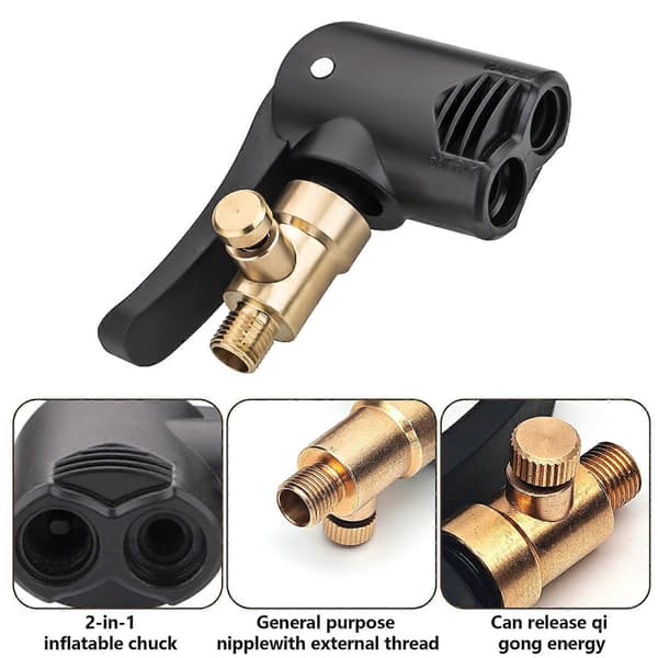 2-paknings bilventiladapter - fransk ventiladapter