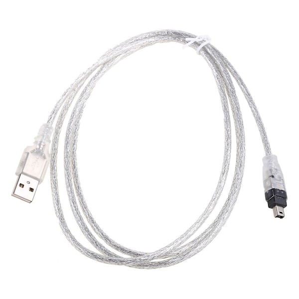 140cm/4,5ft USB 2.0 Han til IEEE 1394 4-polet Han Ilink Firewire DV Kabel til DV Kamera