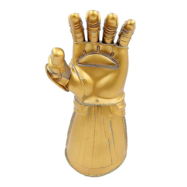 LED Lysende Thanos Infinity Gauntlet For Elektronisk Knyttneve PVC Hansker