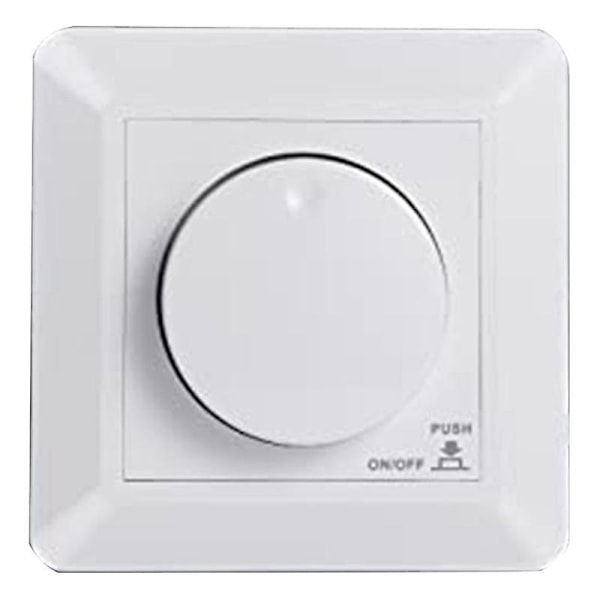 LED-dimmersbryter, Flushmontert Dimmer for Dimmbare LED og Halogen, 5-300 W Dimmerbryter LED, Fasekontroll Dimmer