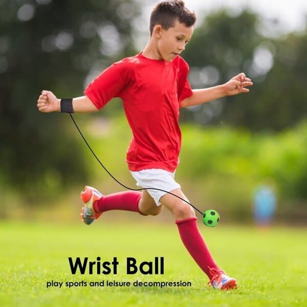 Hoppebold med snor til håndleddet 4 stk