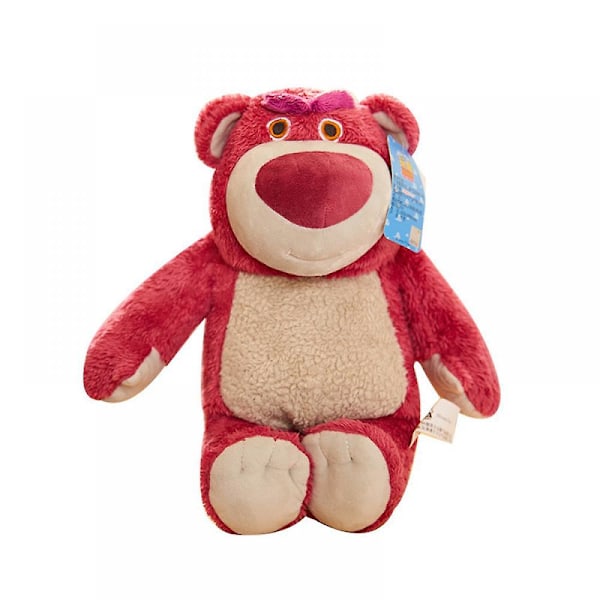 Virallinen Lotso-pehmolelu, Toy Story 3, keskikokoinen 33 cm, mansikan tuoksuinen, pehmeä kangas, ikoninen pehmoleluhahmo brodeeratuilla silmillä