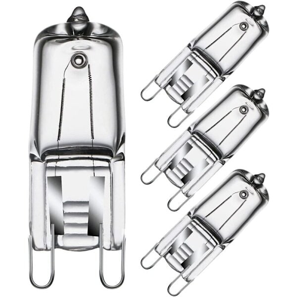 G9 halogeeniuunin lamppu 25W 230V 300°C lämpötilan kesto polttimo 4 kpl