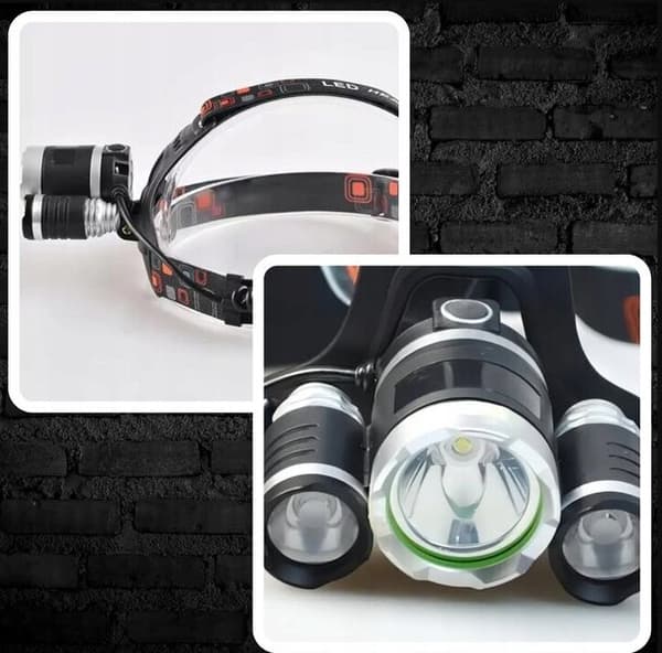 LED ladattava otsalamppu, IPX-44