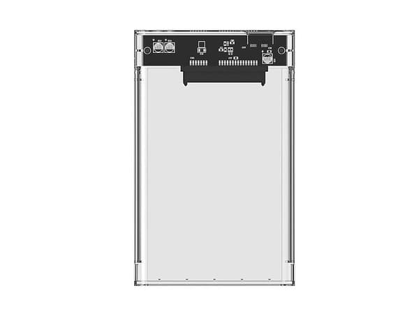 Kietojo disko kotelo HDD 2.5\" SATA, läpinäkyvä
