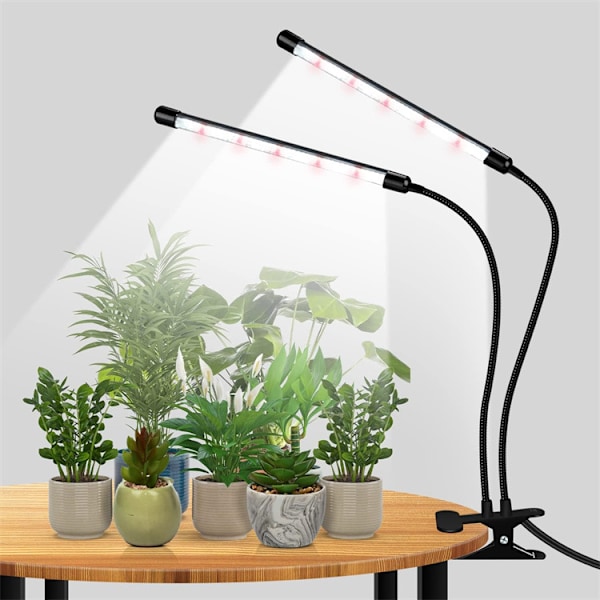 88LED plantelampe 6000K fuldspektrum fyldlys plantelys