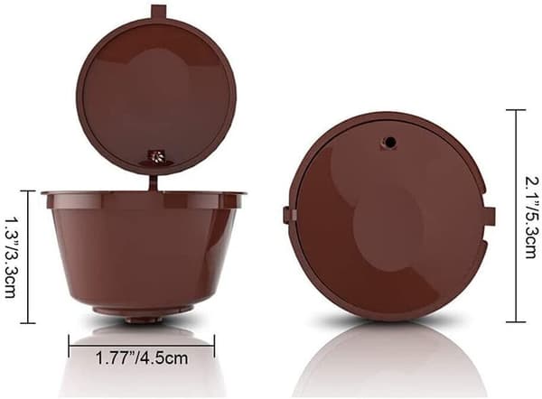 Genanvendelige kaffekapsler Dolce gusto, 5 stk.