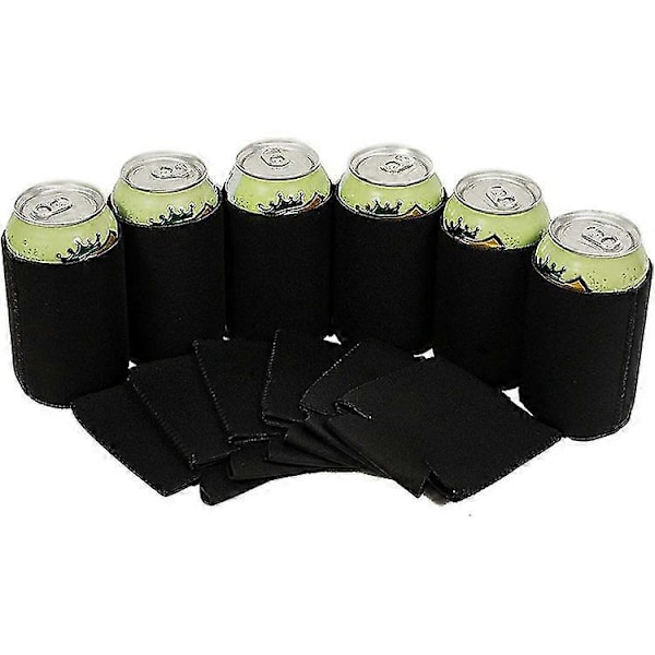 6-pack Tomma Ölburkskylare Ärmar Neopren Ölburkskylare Dryckesflaskhållare Ärm