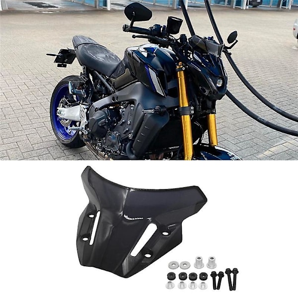 Vindruta för Mt09 Fz09 Mt-09 Fz-09 2021-2024 Motorcykel Vindruta Vindavvisare Skydd
