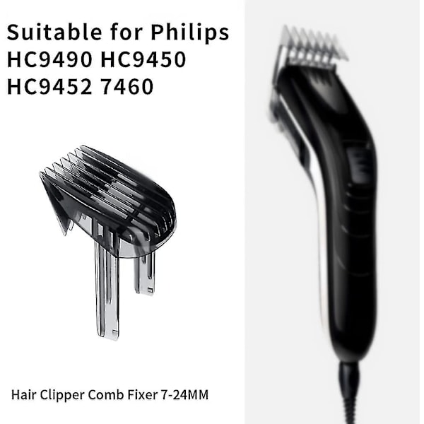 2 stk. Hårklippekam Kompatibel Med Philips Hc9450 Hc9490 Hc9452 Hc7460, Justerbar 7-24 mm