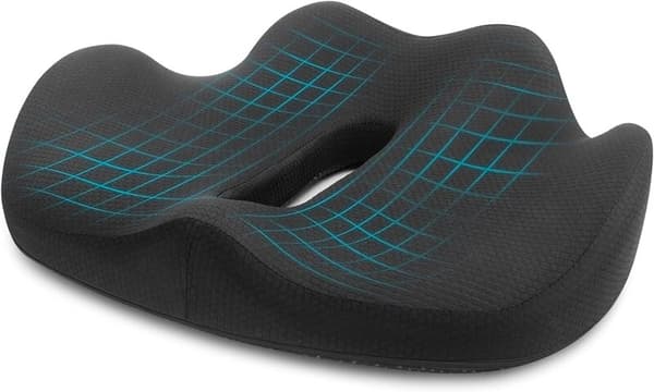 Ergonomisk memoryskum pude Masteymoh, sort