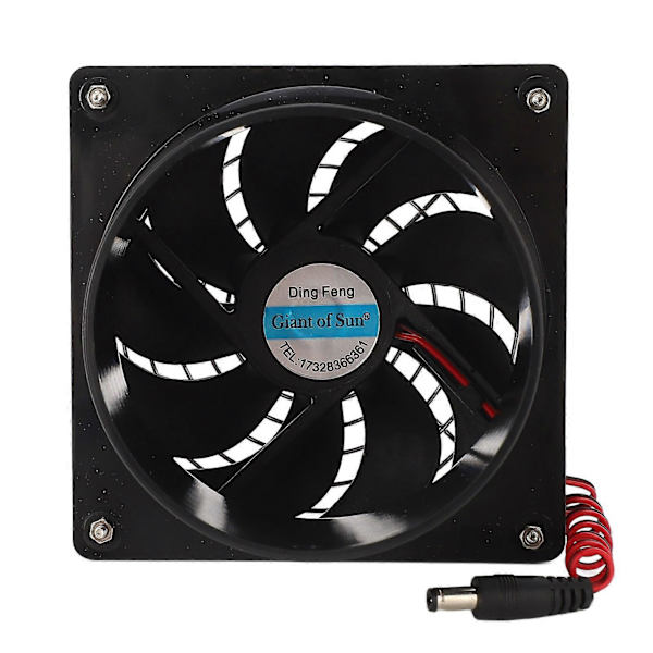 Solar Udluftningsventilator Effektiv Varmeafledning Ventilation 50W Solpanel Ventilatorsæt 512V