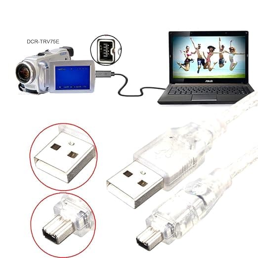 Til Mini Dv Minidv Usb Datakabel Firewire Ieee 1394 Hdv Videokamera Til Redigering Pc