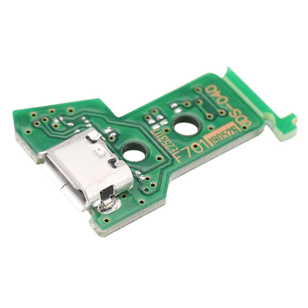 4x Til PS4 Controller - USB Opladningsstik Kredsløbskort -040 12-bens Kabelport