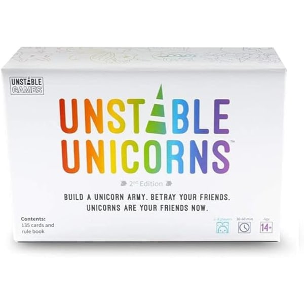 Unstable Unicorns -korttipeli – Strateginen korttipeli ja partypeli aikuisille