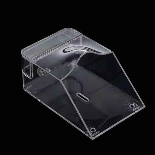 Vattentätt dörrklocksskydd, klar transparent design