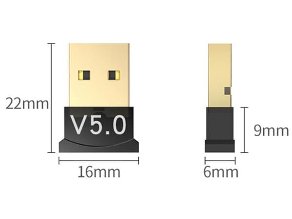 Bluetooth-adapter Perfee, USB 5.0