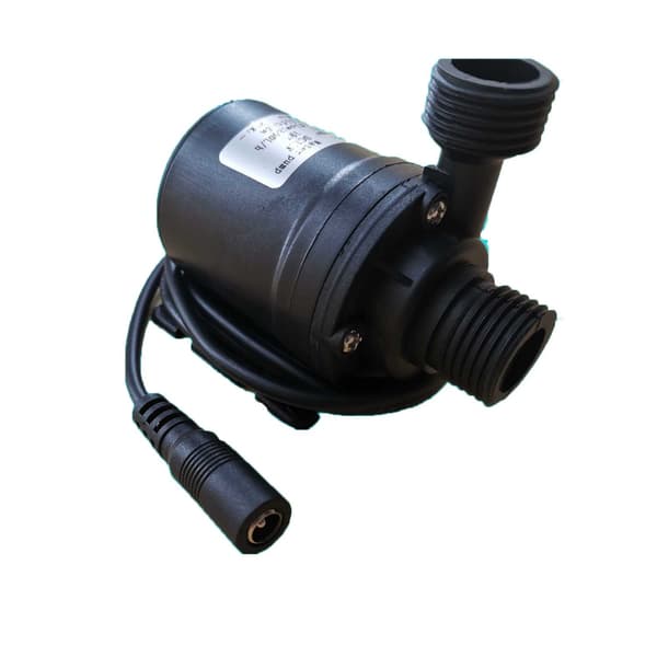 Cirkulationspumpe DC 12V 800L/H 5M Vandcirkulationssystem Sort 1 stk