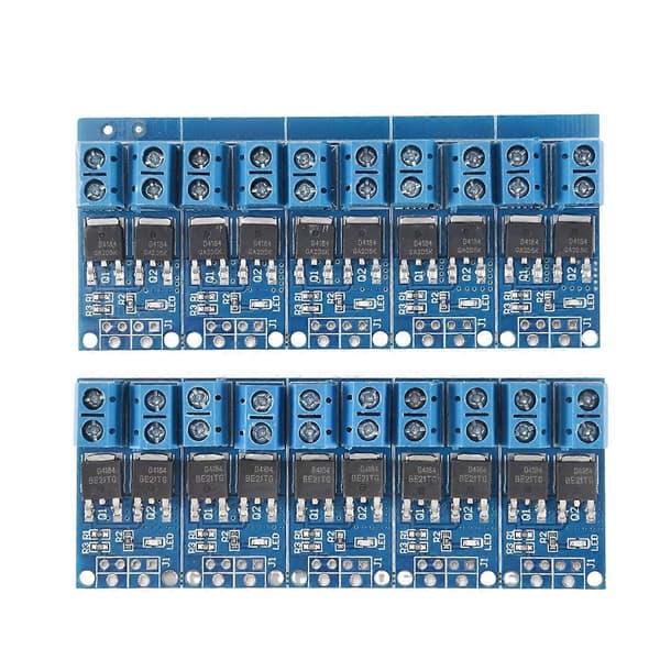 10 STK DC 5V-36V 15A (Max 30A) MOSFET MOS FET Trigger Switch Driver Modul 0-20KHz PWM Regulator Contr
