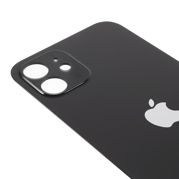 Batterihusskydd för iPhone 12 - Reparationsdel (Kamerahålsring, Standardversion) Black