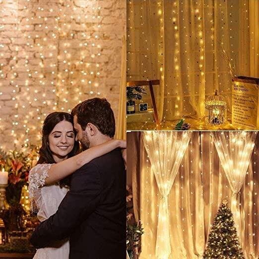 Jouluvaloverho, 300 LED, 3x3m