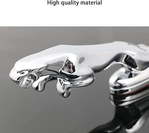 3D Emblem til Jaguar - Bilforside, Hættepynt, Krom Eagle Badge, Biltilbehør