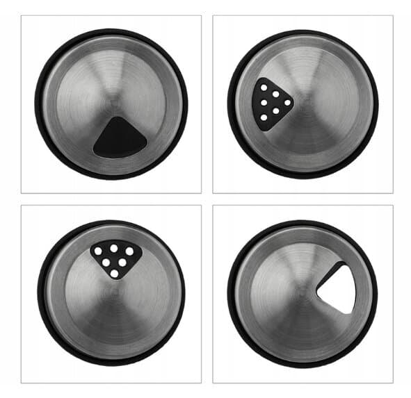 Krydderglass sett, 7 deler