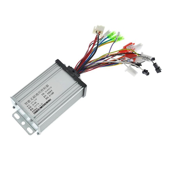 36V 48V 350W E-Bike Brushless Controller 6 Tube Dobbelttilstand til Elcykel Scooter Hastighed Intelligent Dobbelt Motor Del