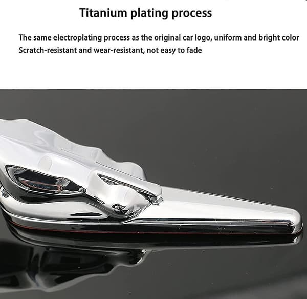 3D Emblem for Jaguar, Dekor til Bilens Panser, Chrome Eagle Badge, Biltilbehør