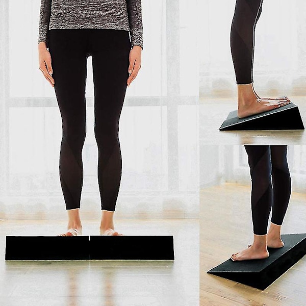 Yogablockar Skum Squat Wedge Block Vadensträckare Slantbräda Fotsträckningskilar Hemma Yoga Fitnessutrustning Tillbehör 15x6x5cm vuxen unisex