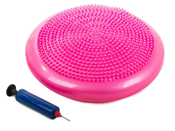 Balanskudde med pump, rosa