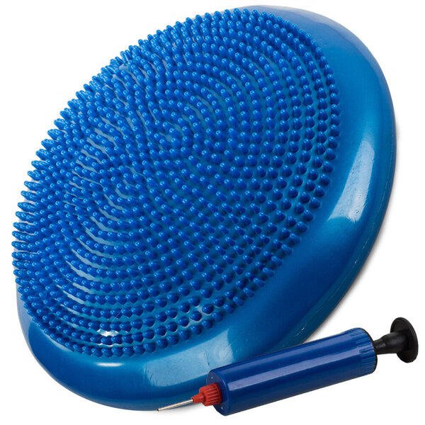 Balanskudde med pump, blå