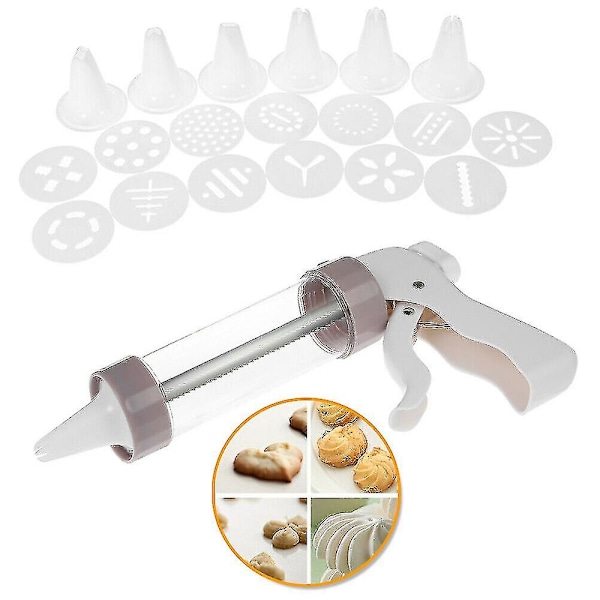 Kage-Sprøjte til Kagepynt - Cookie Biscuit Extruder