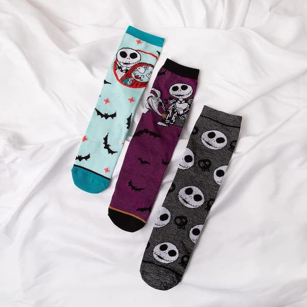 The Nightmare Before Christmas Tema 3-pack Crew Strumpor Presentförpackning