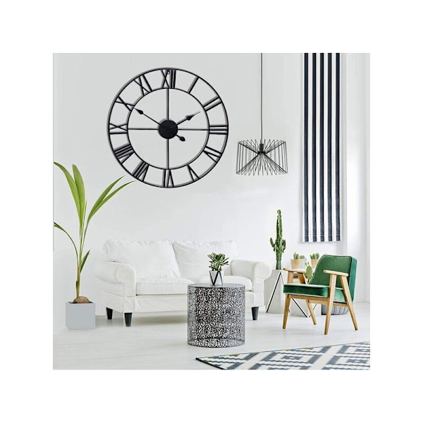 Retro väggklocka, 50 cm