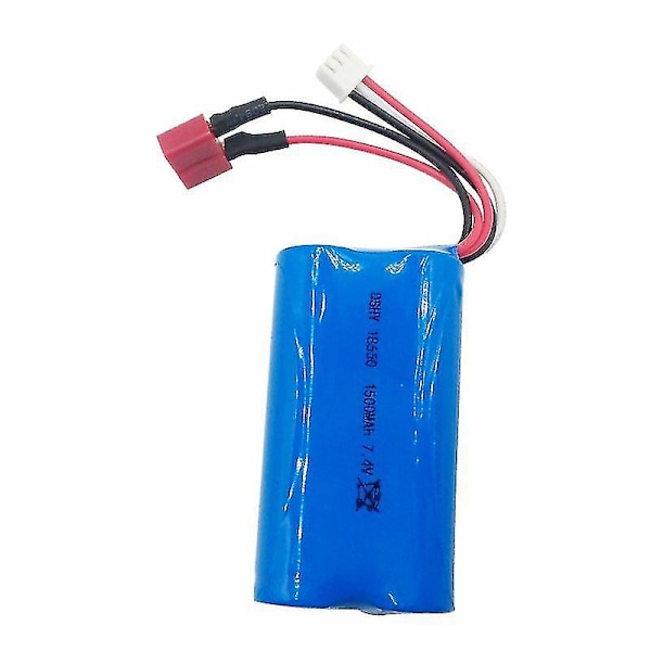 18650 7.4v 1500mah Xh-3p T-typ Kontakt Elektrisk Leksak Fjärrkontroll Uppladdningsbart Batteripaket