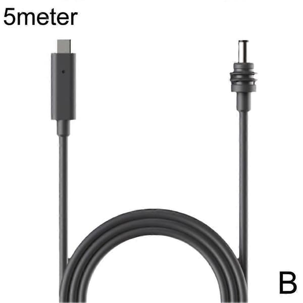 til STARLINK Mini USB-C til D C Strømkabel 100W med Lys, Syv Farvede Lys