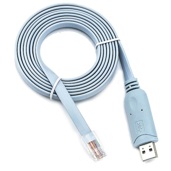 USB RJ45 Konsolkabel 1,8 m Windows 8, 7, Vista, Linux RS232